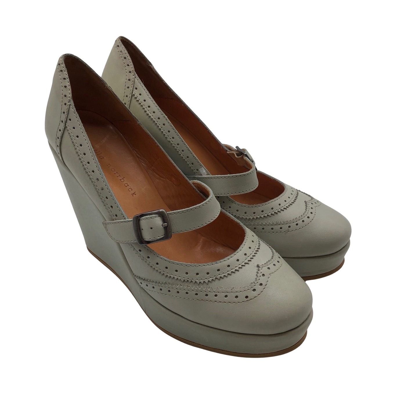 Unisex Camilla Norrback - Wedge heel shoes, size 40 - Gray (2)
