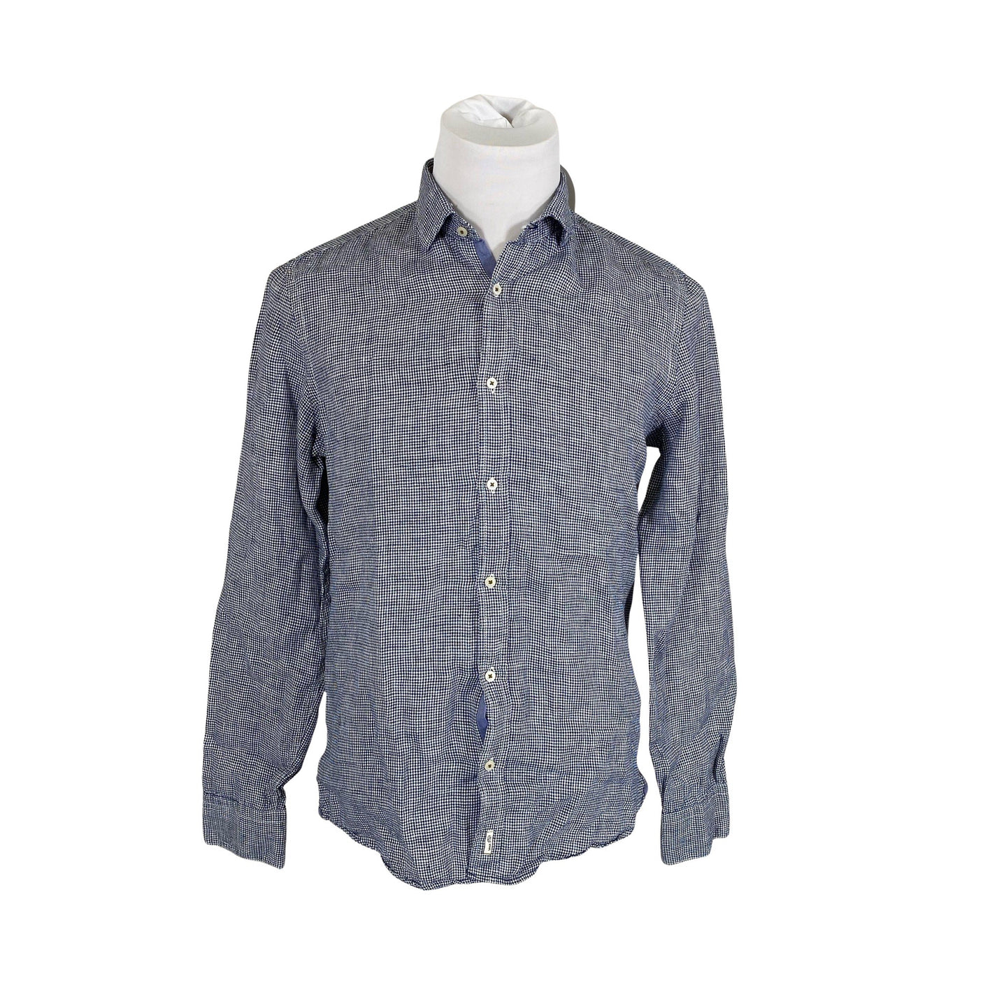 Unisex Marc O'Polo - Collared shirt, size M - Blue (1)