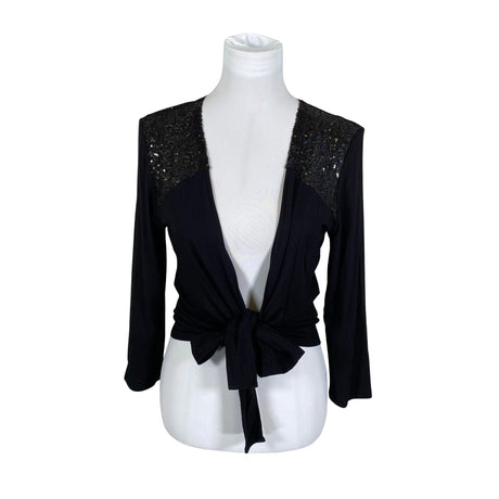 Unisex Wico - Evening bolero jacket, size 40 - Black ()
