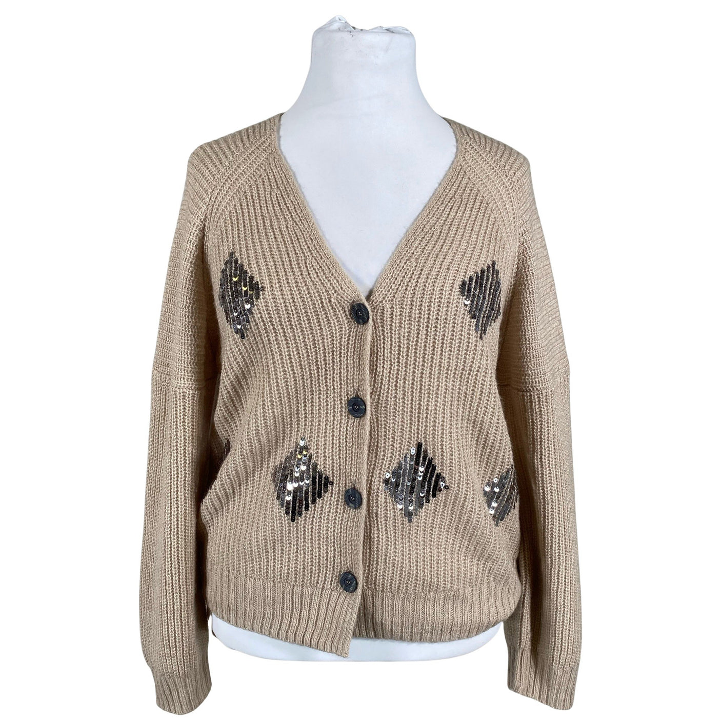 Unisex Gerry Weber - Cardigan, size 42 - Beige (1)