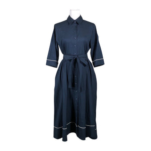 Unisex Eleria Cortes - Schiffon dress, size 40 - Blue (1)