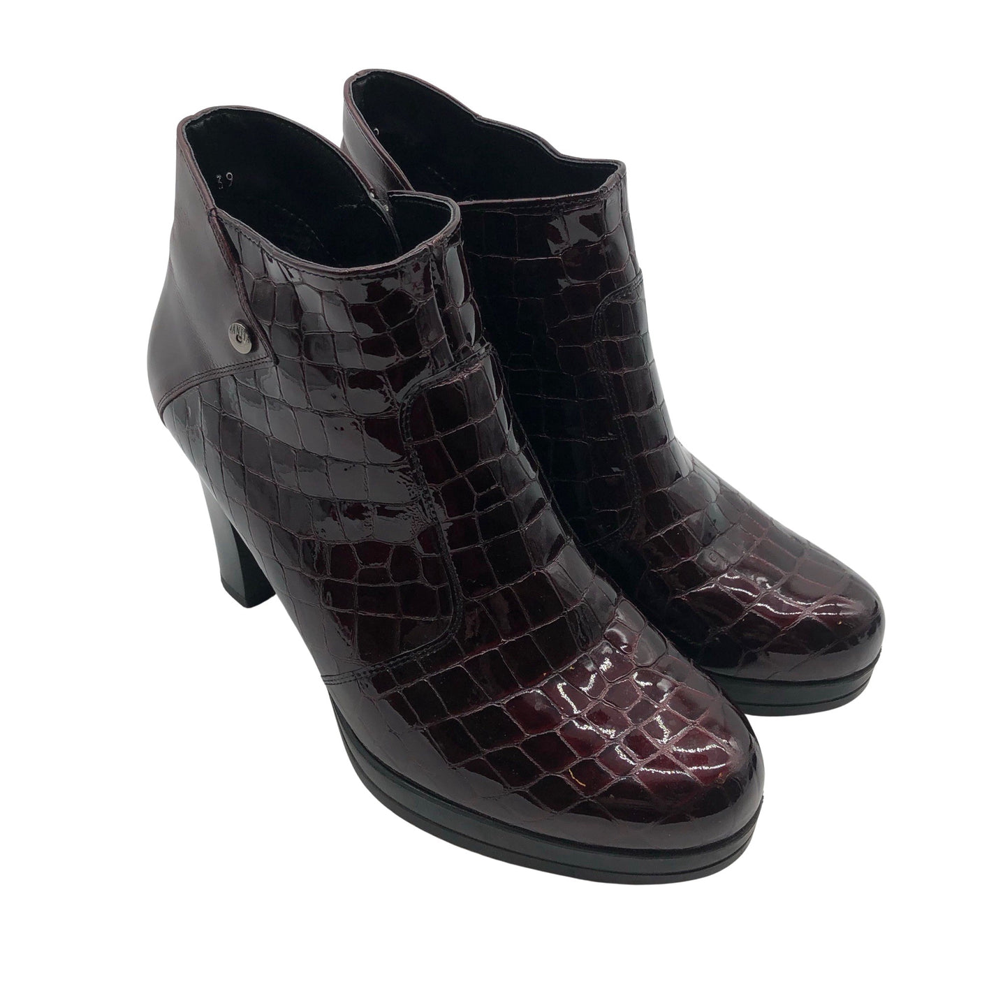 Unisex Janita - Ankle boots, size 39 - Wine red (2)