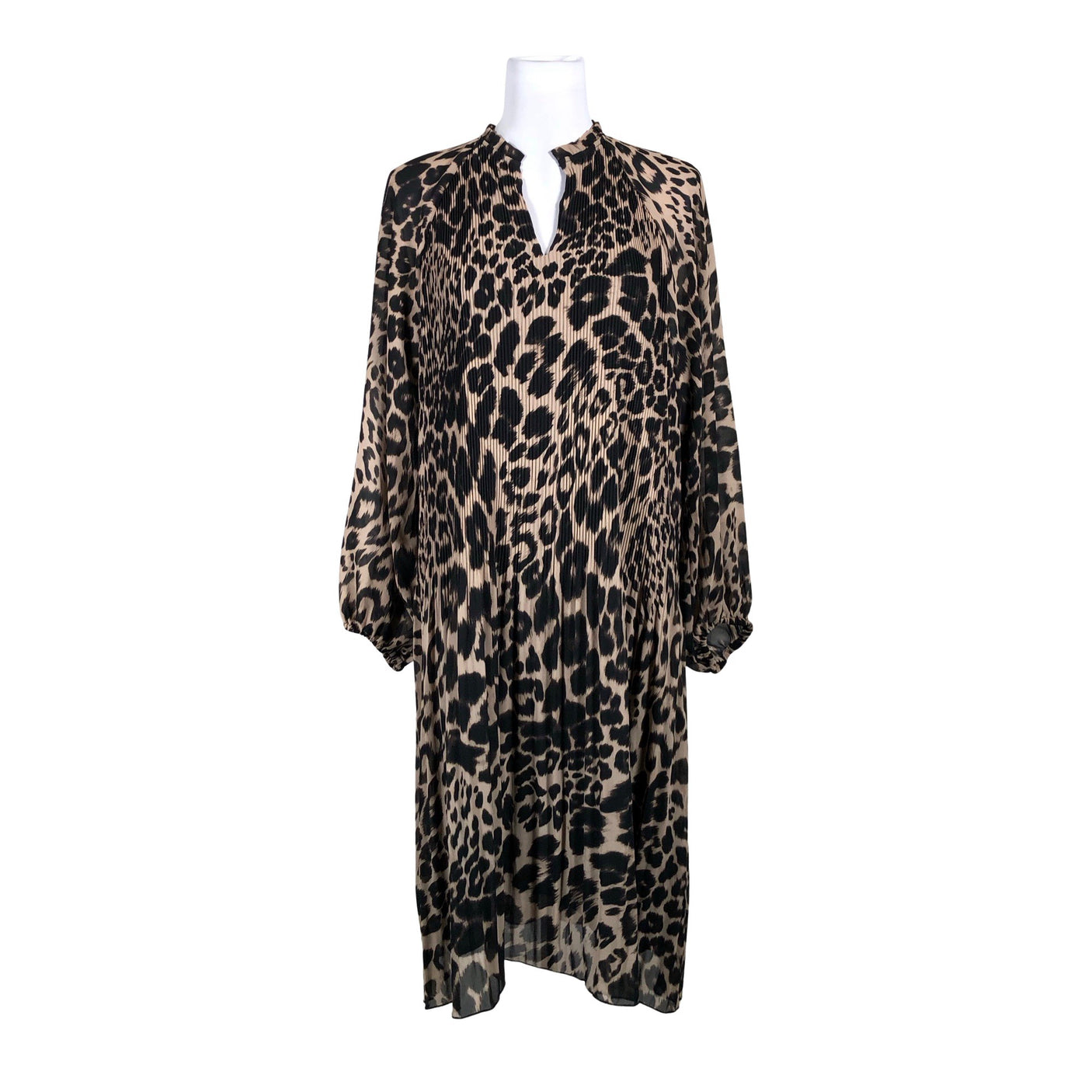 Unisex InWear - Schiffon dress, size 38 - Brown (1)