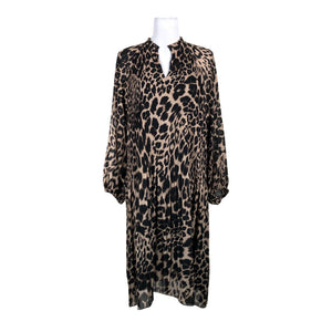 Unisex InWear - Schiffon dress, size 38 - Brown (1)