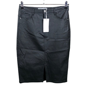 Unisex Fransa - Leather skirt, size 40 - Black (1)