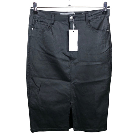 Unisex Fransa - Leather skirt, size 40 - Black ()