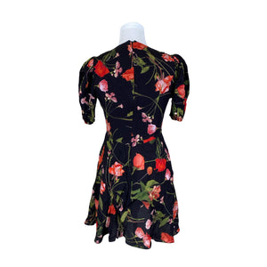 Unisex Ted Baker - Schiffon dress, size 36 - Black (2)