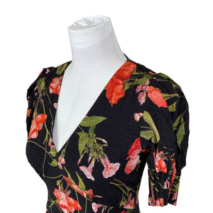 Unisex Ted Baker - Schiffon dress, size 36 - Black (3)