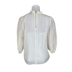 Unisex Ted Baker - Short-sleeved blouse, size 40 - Natural white (2)