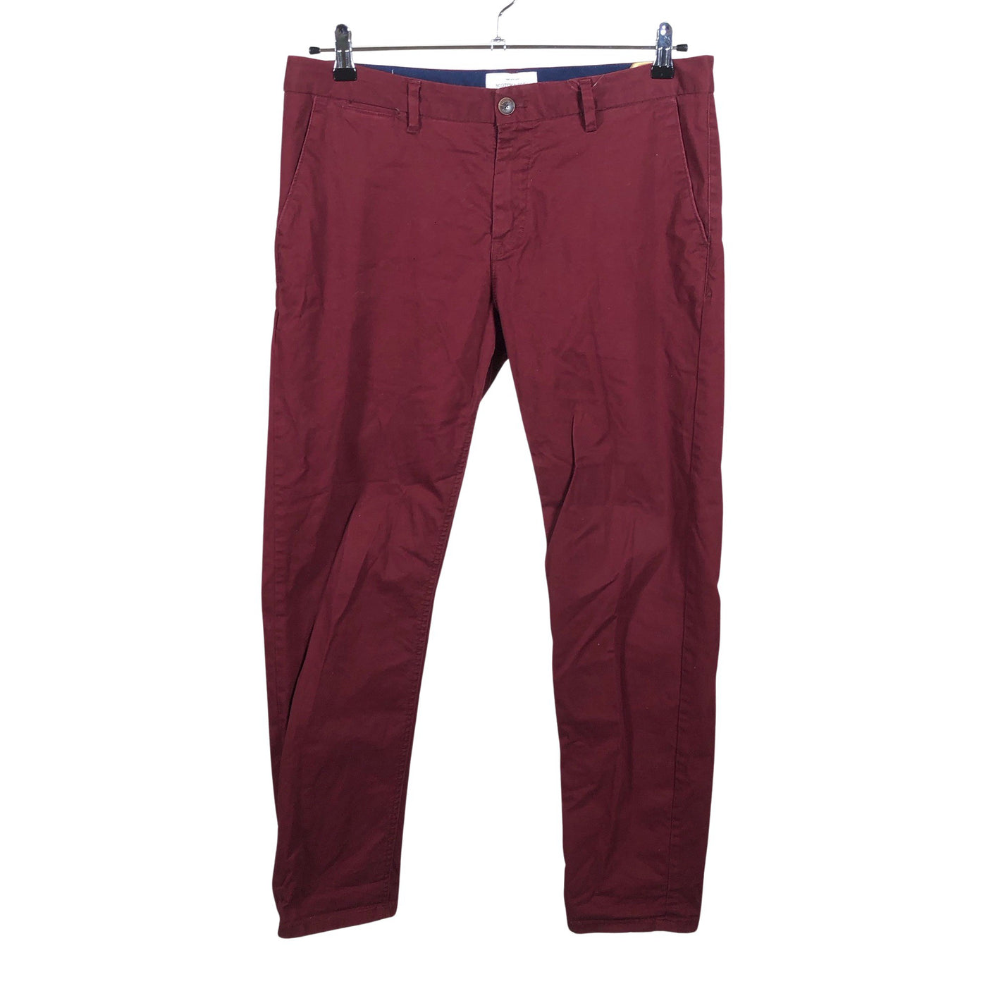 Unisex Scotch&Soda - Chinos, size W33 - Wine red (1)
