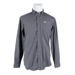 Unisex Lindbergh - Collared shirt, size M - Gray (1)