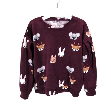 Unisex Lindex - Sweatshirt, size 116 - 122 - Wine red ()