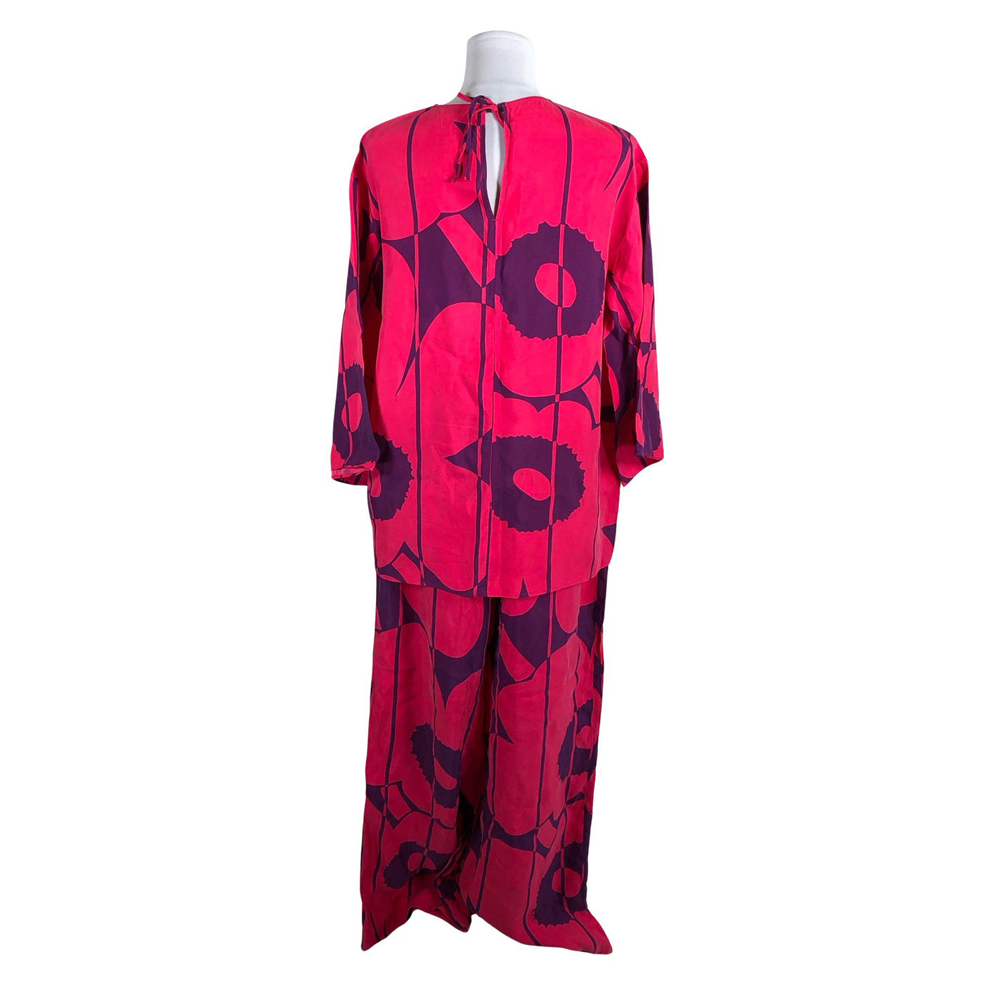 Unisex Marimekko - Schiffon trousers, size 40 - Pink (2)