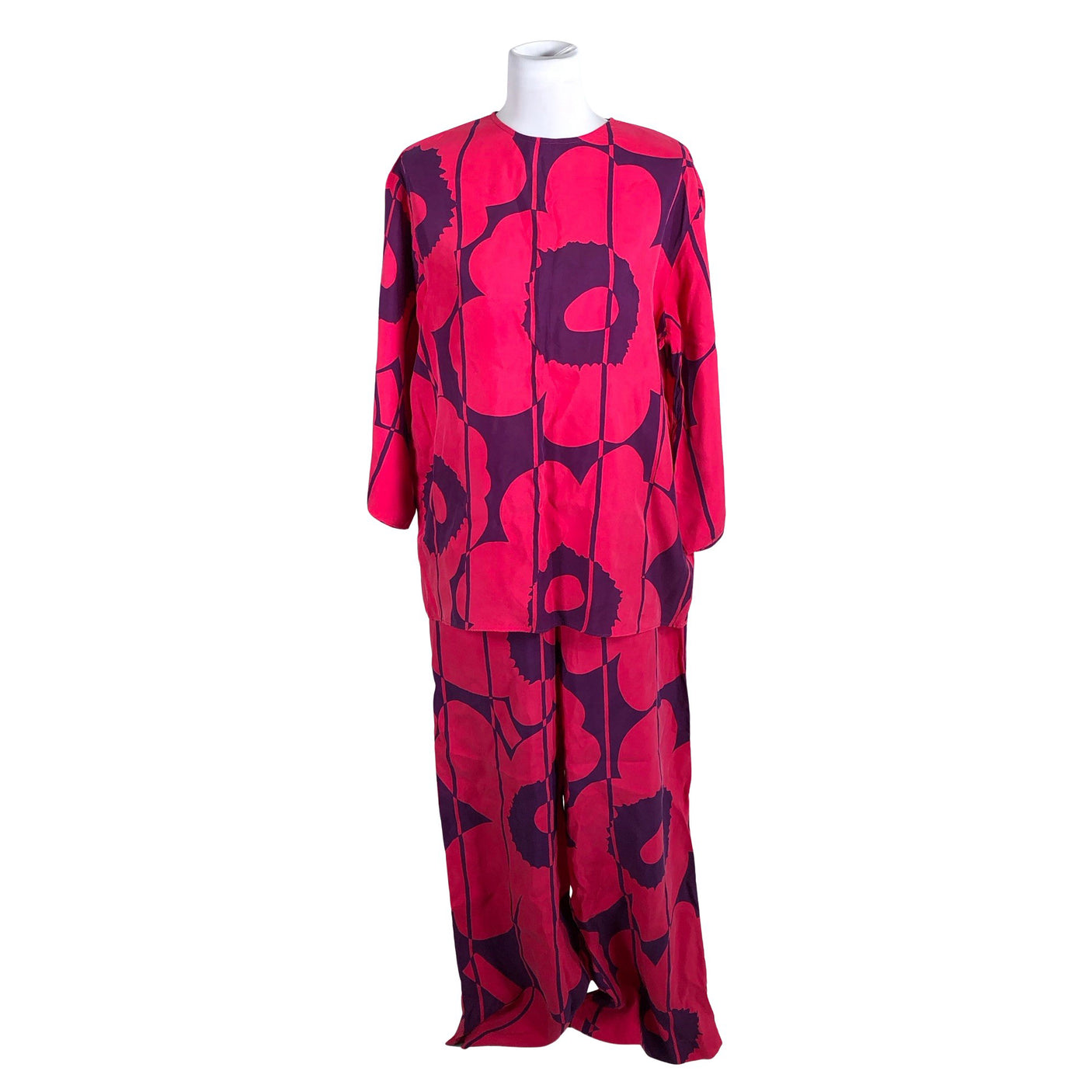Unisex Marimekko - Schiffon trousers, size 40 - Pink (1)