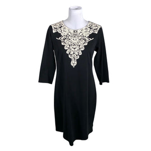 Unisex Lumoan - Tricot dress, size 38 - Black (1)