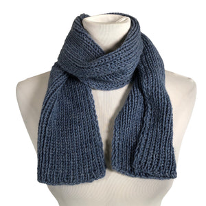 Unisex Handmade - Scarf, size Midi - Blue (1)