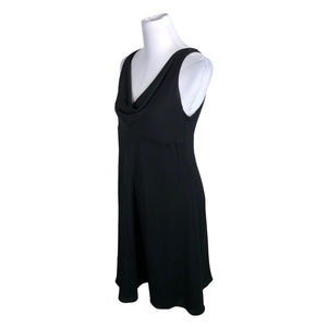 Unisex Armani Collezioni - Schiffon dress, size 38 - Black (3)