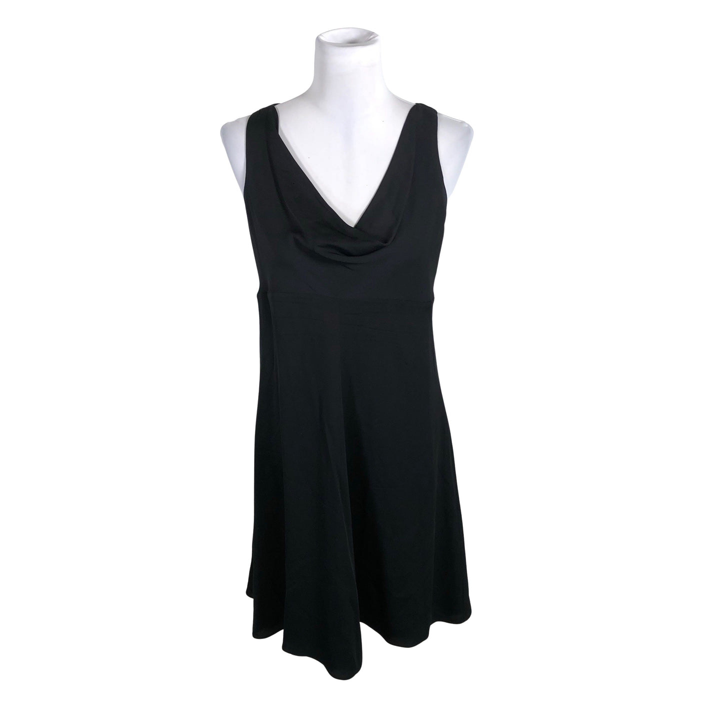 Unisex Armani Collezioni - Schiffon dress, size 38 - Black (1)
