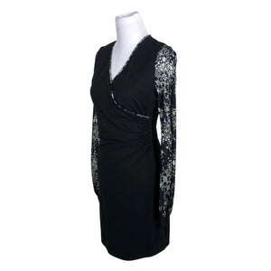 Unisex Anne Fontaine - Tricot dress, size 40 - Black (3)