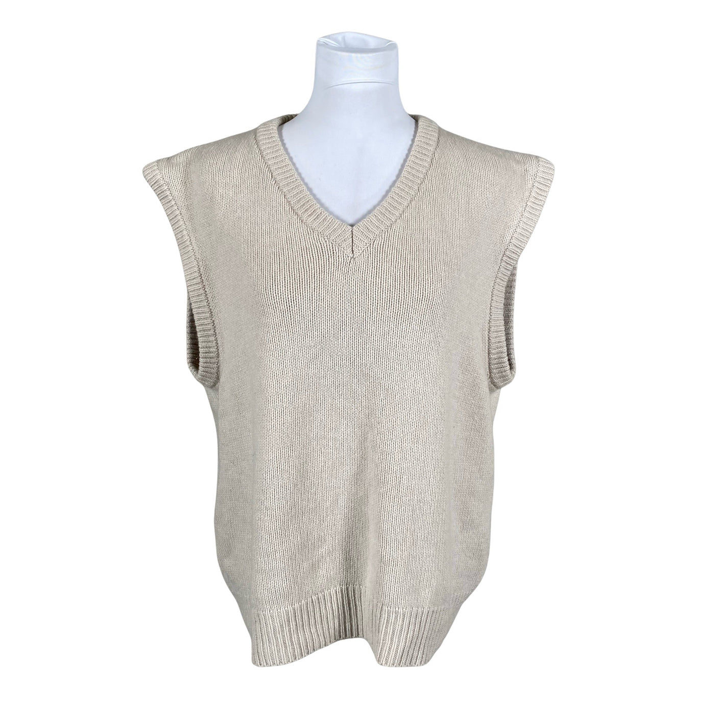 Unisex Filippa K. - Knit vest, size 34 - Beige (1)