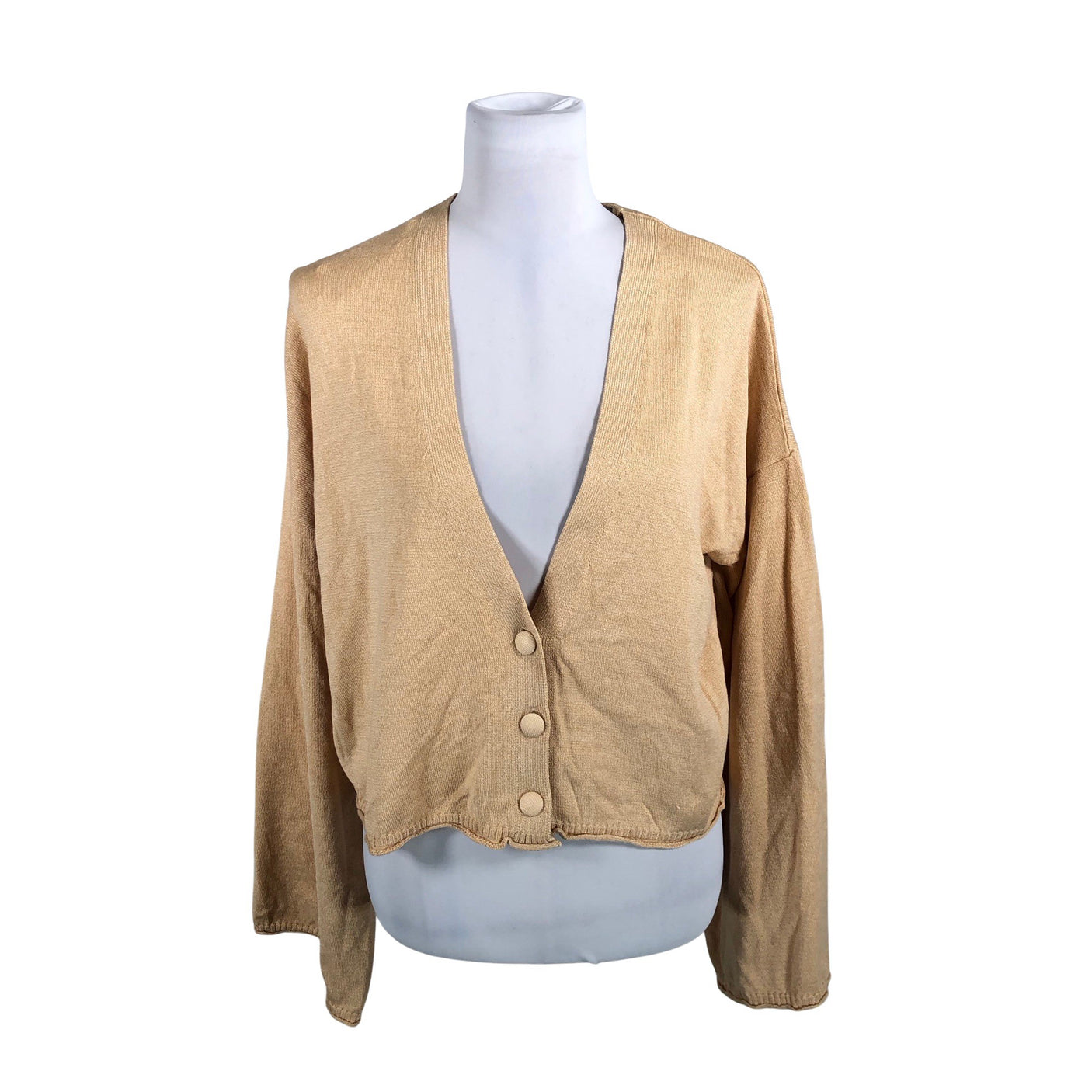 Unisex OXXO - Cardigan, size 38 - Beige (1)