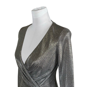 Unisex Lauren Ralph Lauren - Party dress, size 38 - Silver (2)