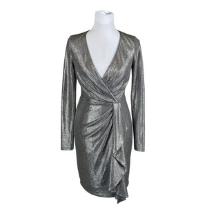 Unisex Lauren Ralph Lauren - Party dress, size 38 - Silver (1)