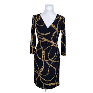 Unisex Lauren Ralph Lauren - Tricot dress, size 38 - Black (1)