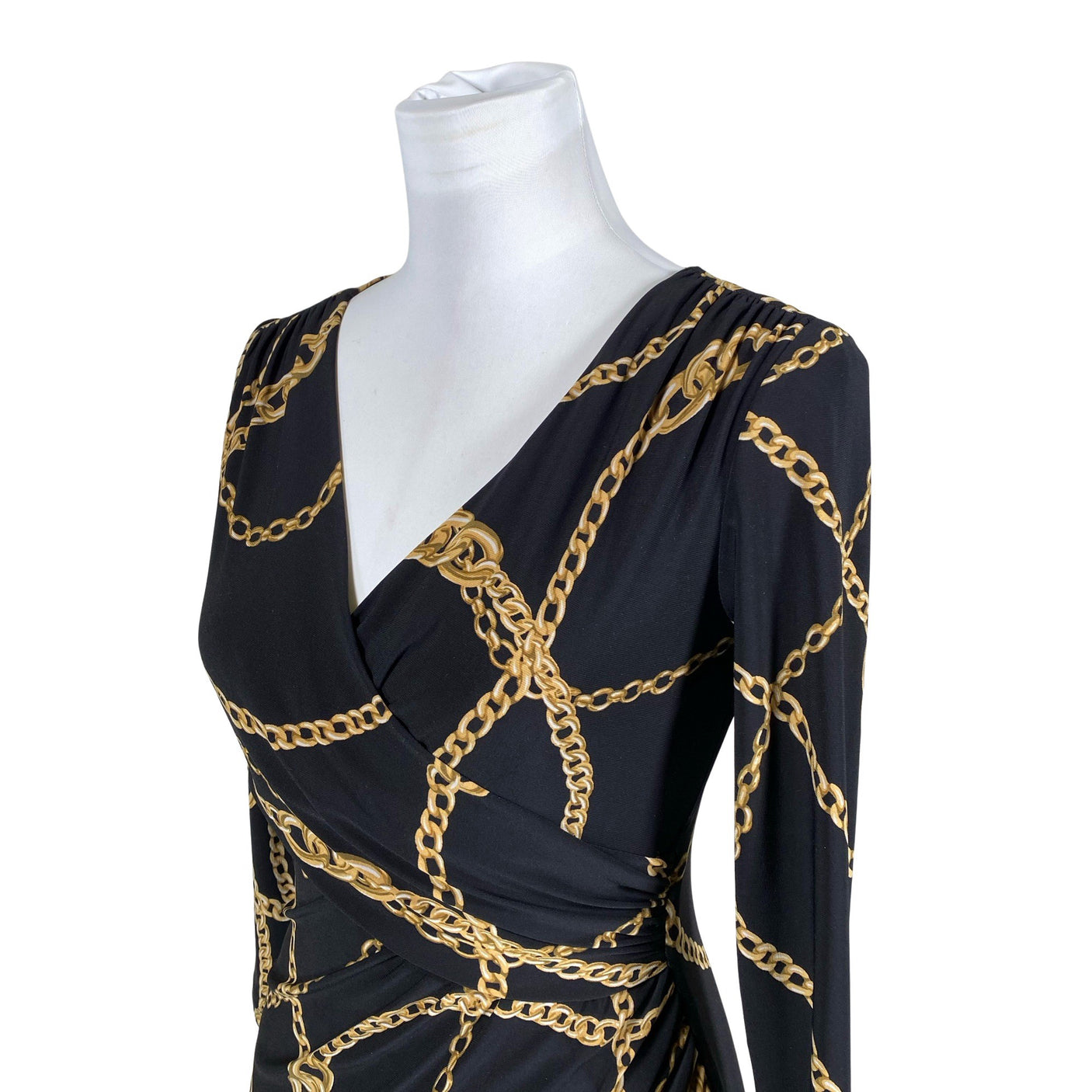 Unisex Lauren Ralph Lauren - Tricot dress, size 38 - Black (2)