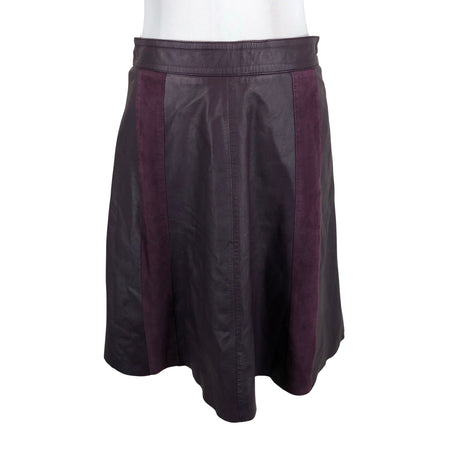 Unisex Gestuz - Leather skirt, size 38 - Violet ()