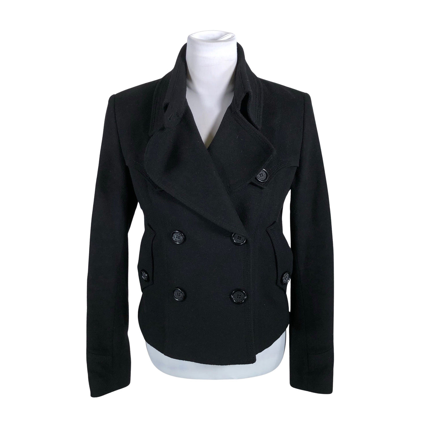 Unisex Tiger of Sweden - Wool coat, size 36 - Black (1)