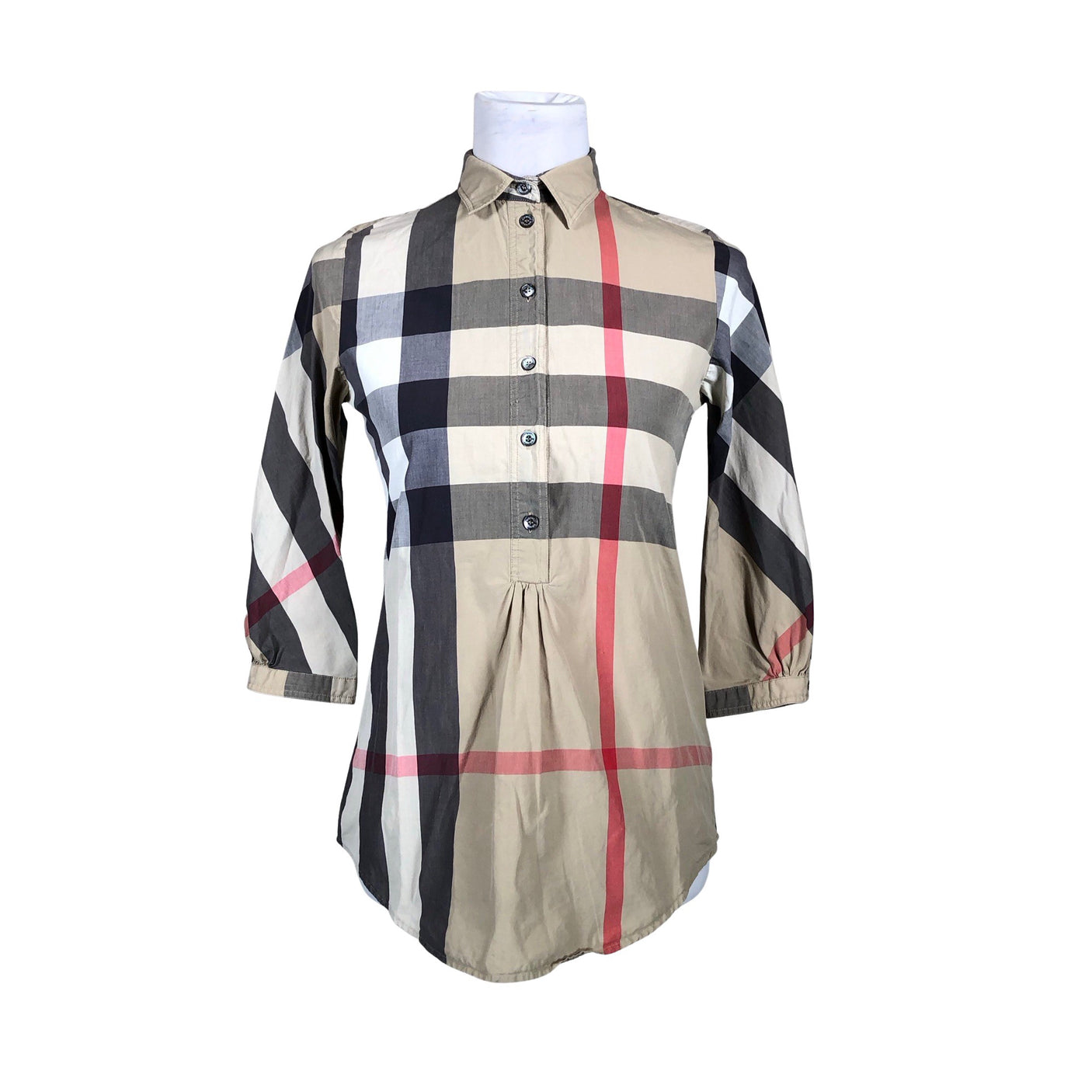 Unisex Burberry Brit - Blouse, size 34 - Beige (1)