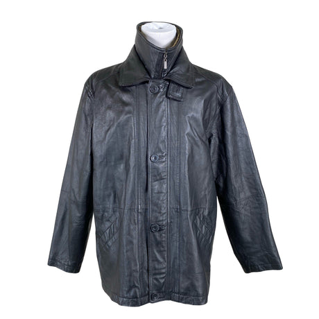 Unisex Royal - Leather jacket, size XL - Black ()