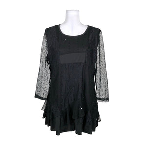 Unisex Purplerose - Tunic, size 40 - Black (1)