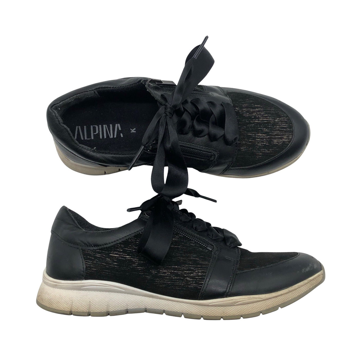 Unisex Alpina - Casual sneakers, size 37 - Black (1)