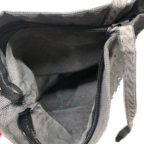 Unisex Handmade - Shoulder bag, size Mini - Gray (2)