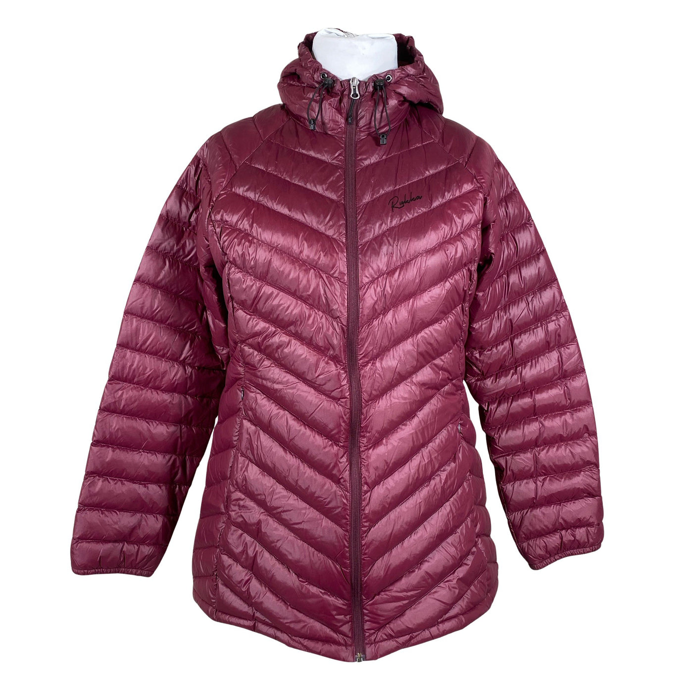 Unisex Rukka - Light down jacket, size 48 - Wine red (1)