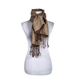 Unisex Pashmina - Scarf, size Maxi - Brown (1)