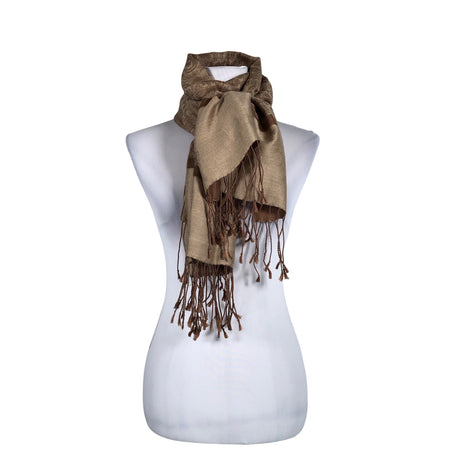 Unisex Pashmina - Scarf, size Maxi - Brown ()