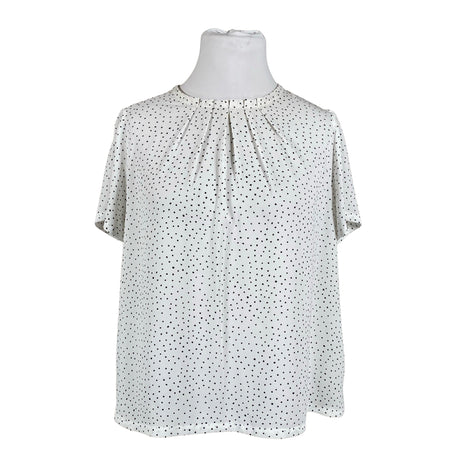 Unisex Marks&Spencer - Short-sleeved blouse, size 48 - White ()