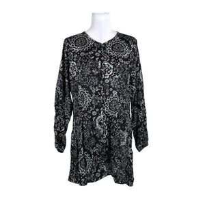 Unisex The Masai - Schiffon tunic, size 38 - Black (1)