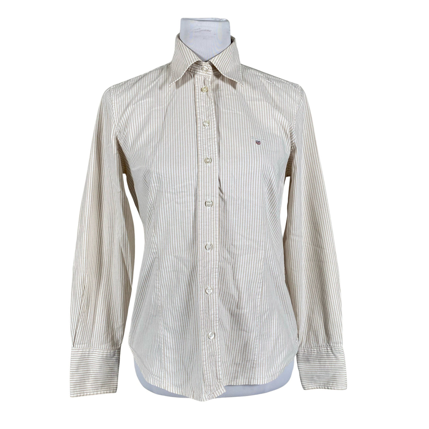Unisex Gant - Collared shirt, size 40 - Beige (1)