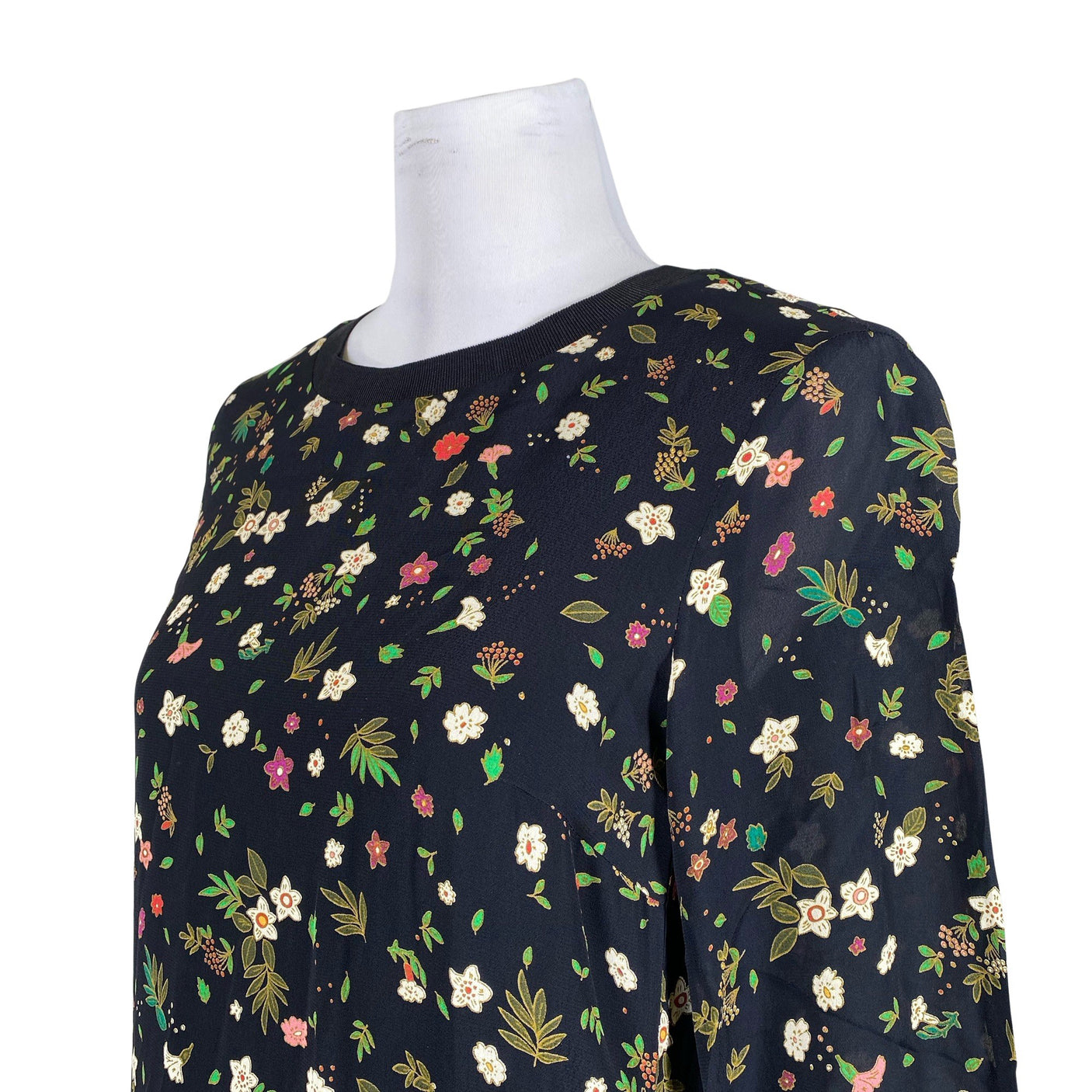 Unisex Marc O'Polo - Schiffon dress, size 34 - Black (3)