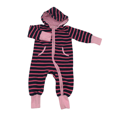 Unisex Petter & Kajsa - Fleece overall, size 56 - 62 - Blue ()