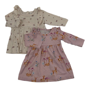 Unisex Lindex - Tricot dress, size 56 - 62 - Beige (1)