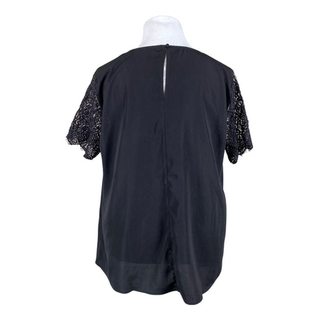 Unisex Zizzi - Short-sleeved blouse, size 46 - Black (2)