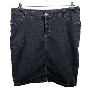 Unisex Zizzi - Denim skirt, size 46 - Gray (1)