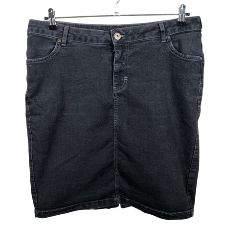 Unisex Zizzi - Denim skirt, size 46 - Gray ()