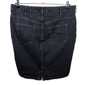 Unisex Zizzi - Denim skirt, size 46 - Gray (2)