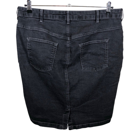 Unisex Zizzi - Denim skirt, size 46 - Gray (2)